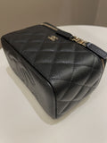 Chanel 22S Quilted Vanity Rectangular Black Caviar