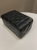 Chanel 22S Quilted Vanity Rectangular Black Caviar