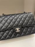 Chanel Classic Quilted Medium Double Flap Black Caviar