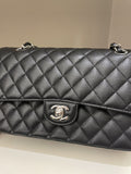 Chanel Classic Quilted Medium Double Flap Black Caviar