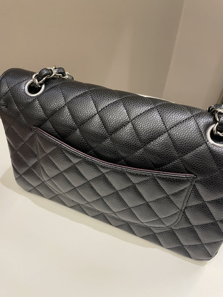 Chanel Classic Quilted Medium Double Flap Black Caviar