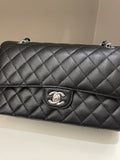 Chanel Classic Quilted Medium Double Flap Black Caviar