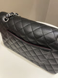 Chanel Classic Quilted Medium Double Flap Black Caviar