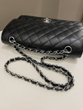 Chanel Classic Quilted Medium Double Flap Black Caviar