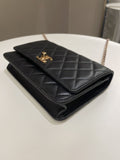 Chanel Trendy CC Wallet On Chain Black Lambskin