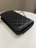 Chanel Trendy CC Wallet On Chain Black Lambskin