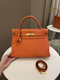 Hermes Kelly Retourne 32 Orange Togo