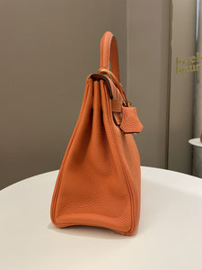 Hermes Kelly Retourne 32 Orange Togo