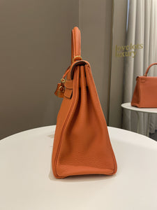 Hermes Kelly Retourne 32 Orange Togo