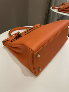 Hermes Kelly Retourne 32 Orange Togo