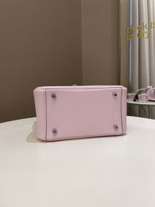 Hermes Mini Lindy Mauve Pale / Gold Swift