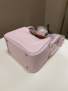 Hermes Mini Lindy Mauve Pale / Gold Swift