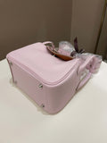 Hermes Mini Lindy Mauve Pale / Gold Swift