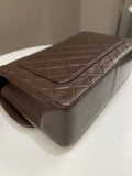 Chanel Vintage Quilted Flap Brown Lambskin