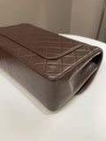 Chanel Vintage Quilted Flap Brown Lambskin