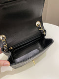Chanel Classic Quilted Mini Square Black Caviar