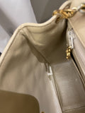 Chanel Vintage Quilted Flap Beige Lambskin