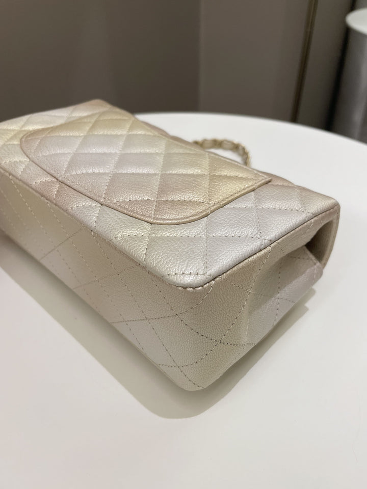 Chanel 22C Classic Quilted Mini Rectangular Gold Ombré