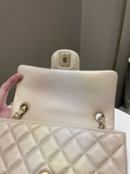 Chanel 22C Classic Quilted Mini Rectangular Gold Ombré