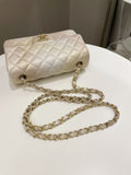 Chanel 22C Classic Quilted Mini Rectangular Gold Ombré