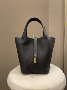 Hermes Picotin Lock PM 18 Caban Clemence