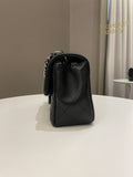 Chanel Classic Quilted Mini Rectangular Black Lambskin