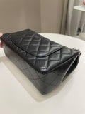Chanel Classic Quilted Mini Rectangular Black Lambskin