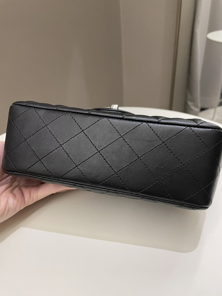 Chanel Classic Quilted Mini Rectangular Black Lambskin