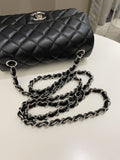 Chanel Classic Quilted Mini Rectangular Black Lambskin