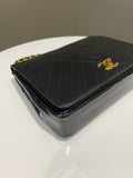 Chanel Vintage Cc Flap Black Black Lambskin