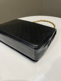 Chanel Vintage Cc Flap Black Black Lambskin