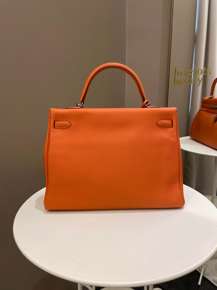 Hermes Kelly Retourne 35 Orange Togo