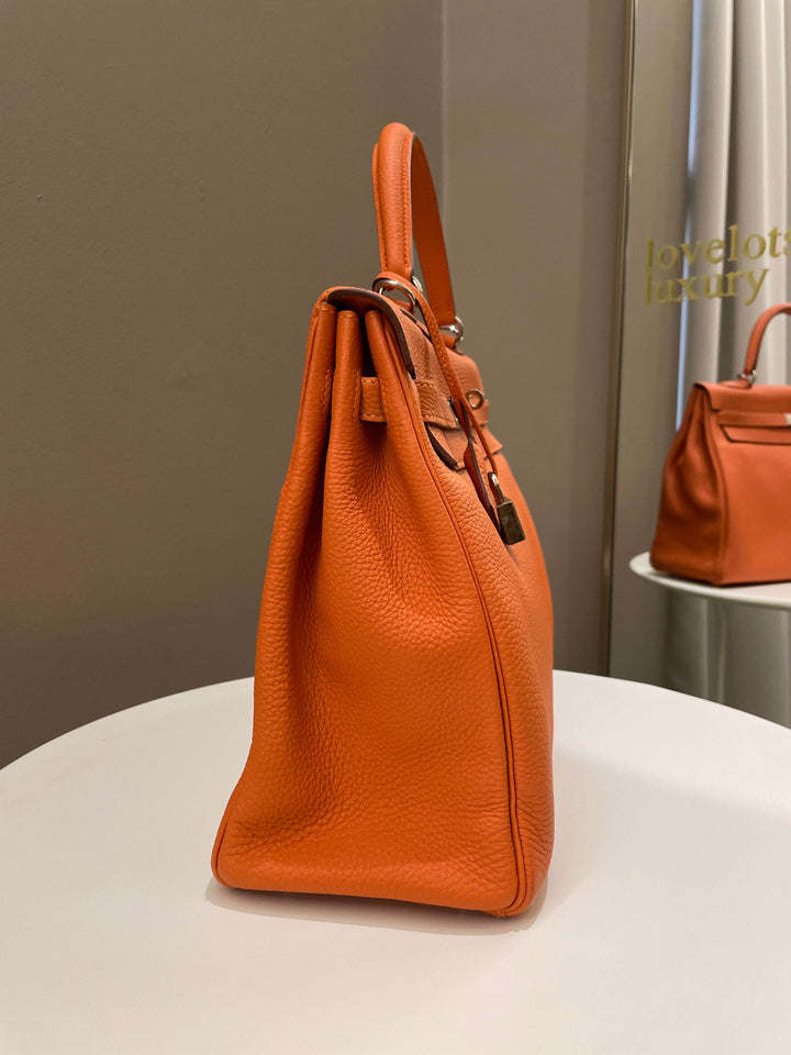 Hermes Kelly Retourne 35 Orange Togo