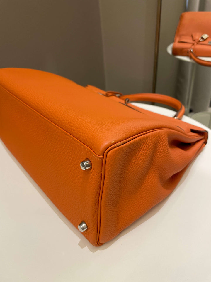 Hermes Kelly Retourne 35 Orange Togo