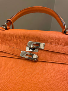 Hermes Kelly Retourne 35 Orange Togo