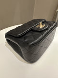Chanel Classic Quilted Mini Square Black Caviar