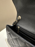 Chanel Classic Quilted Mini Square Black Caviar