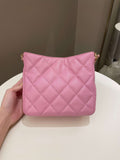Chanel 22S Hobo Shoulder Bag Mavue Pink Caviar