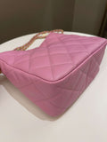 Chanel 22S Hobo Shoulder Bag Mavue Pink Caviar