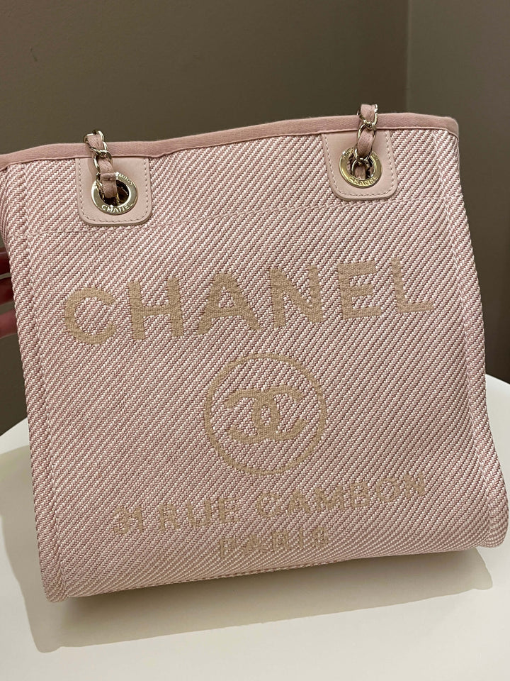 Chanel Deauville PST Beige Jacquard