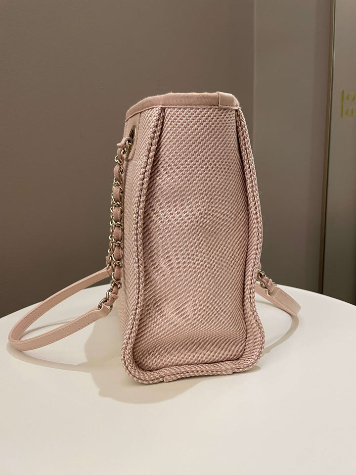 Chanel Deauville PST Beige Jacquard
