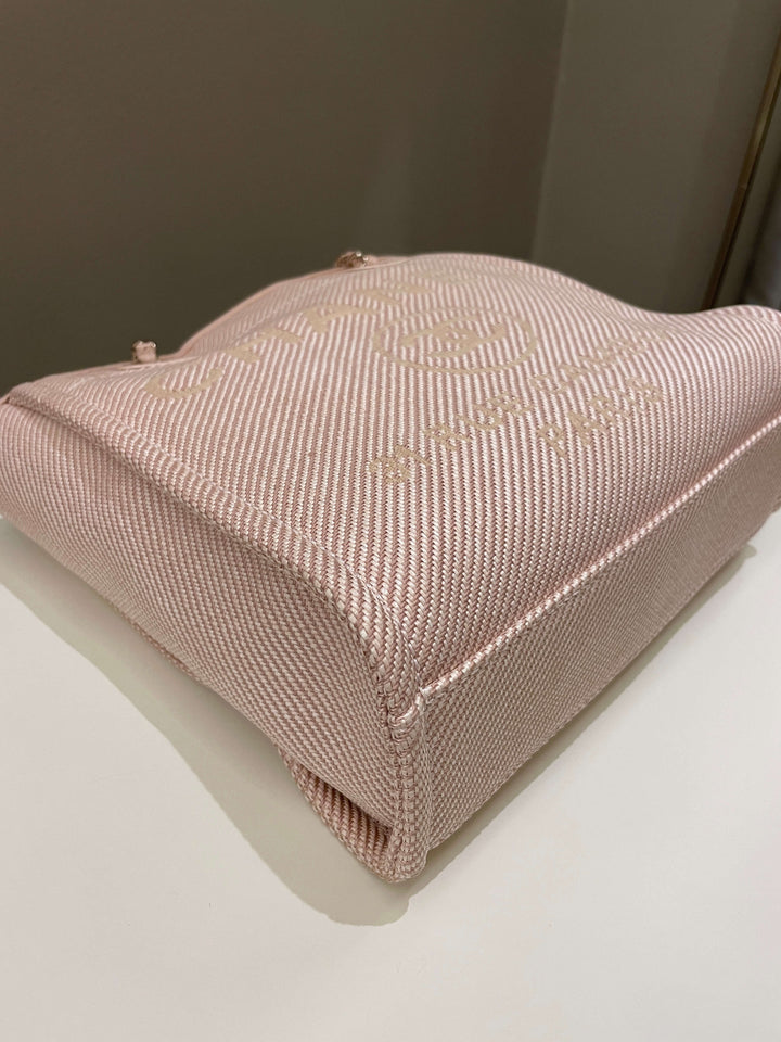 Chanel Deauville PST Beige Jacquard