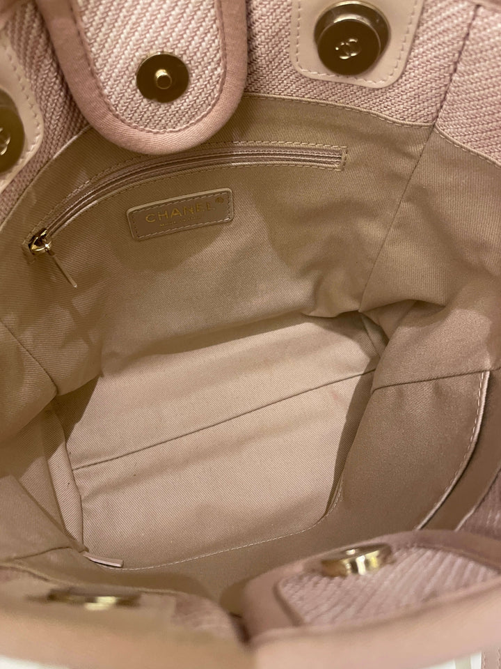 Chanel Deauville PST Beige Jacquard
