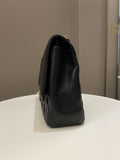 Chanel Classic Quilted Jumbo Single Flap Black Caviar