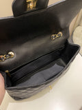 Chanel Classic Quilted Jumbo Single Flap Black Caviar