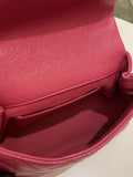 Chanel Quilted Incognito Mini Square Rose Pink Caviar