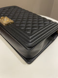Chanel Quilted New Medium Boy Black Caviar