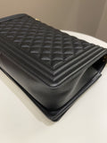 Chanel Quilted New Medium Boy Black Caviar