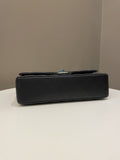 Chanel Classic Quilted Medium Double Flap Black Lambskin
