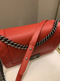 Chanel Boy Reverso Red Calfskin